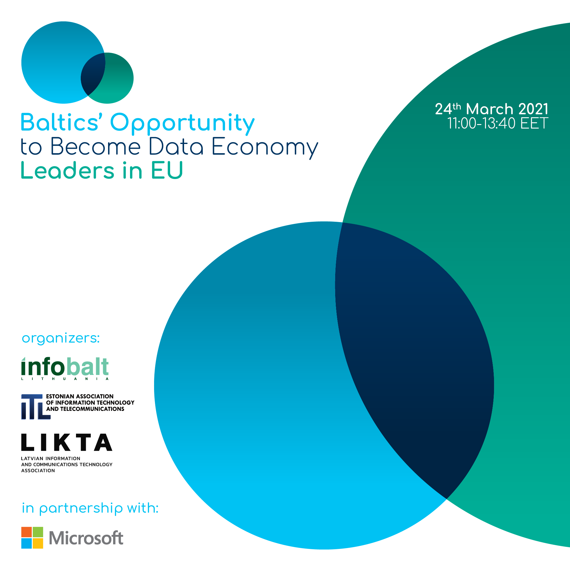 Konverents "Baltics' Opportunity to Become Data Economy Leaders in EU"