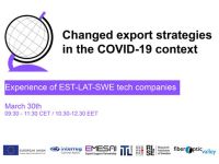 Veebiseminar "Changed export strategies in the COVID-19 context"